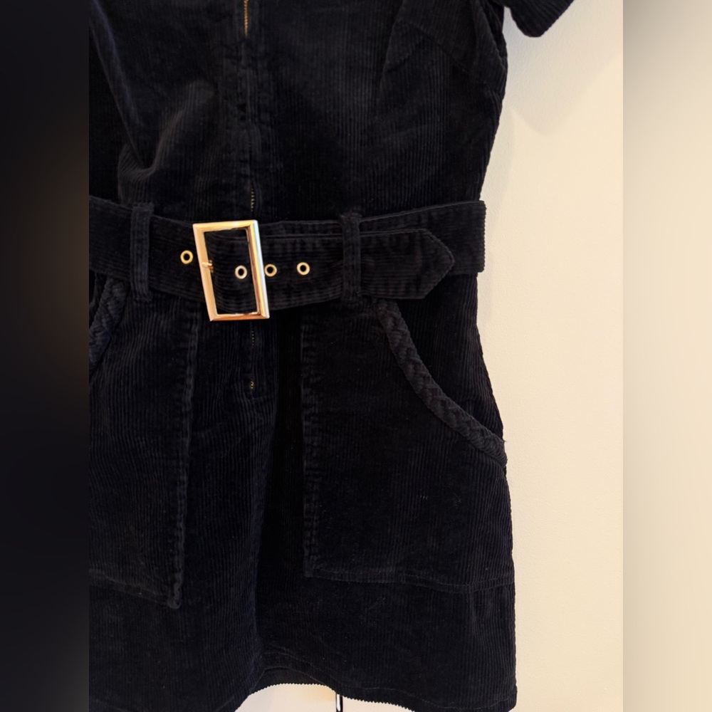 Show Me Your Mumu Outlaw Short Sleeve Belted Mini Dress - Size M - Picture 5 of 11